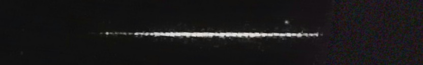 Unprocessed fireball image