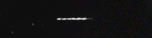 Unprocessed fireball image