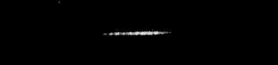Processed fireball image