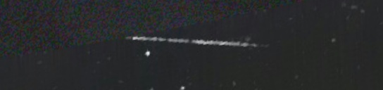 Unprocessed fireball image