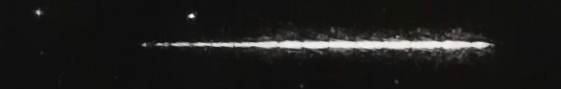 Unprocessed fireball image