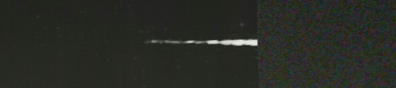 Unprocessed fireball image