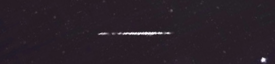 Unprocessed fireball image