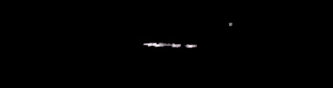 Processed fireball image