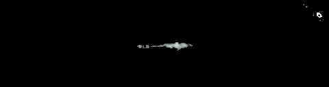 Processed fireball image