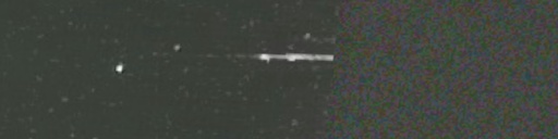 Unprocessed fireball image