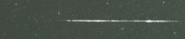 Unprocessed fireball image