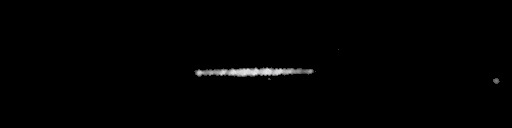 Processed fireball image