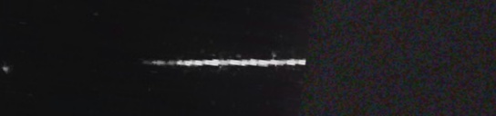 Unprocessed fireball image