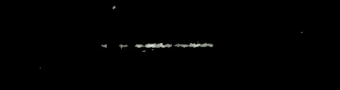 Processed fireball image