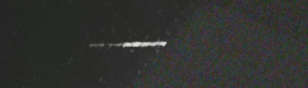 Unprocessed fireball image