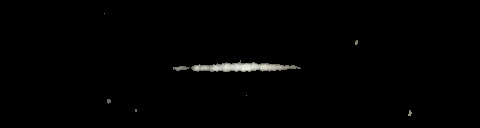 Processed fireball image