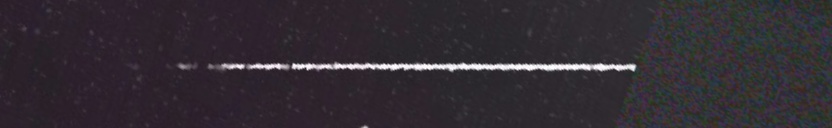 Unprocessed fireball image