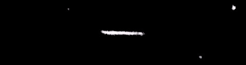 Processed fireball image