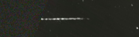 Unprocessed fireball image