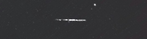 Unprocessed fireball image