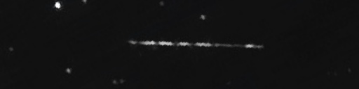 Unprocessed fireball image