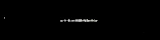 Processed fireball image