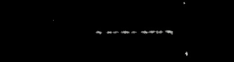 Processed fireball image