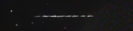 Unprocessed fireball image