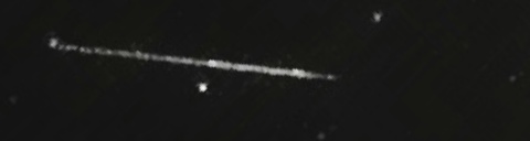 Unprocessed fireball image