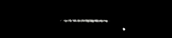 Processed fireball image