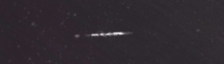 Unprocessed fireball image