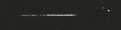 Unprocessed fireball image