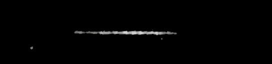 Processed fireball image