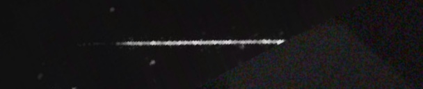 Unprocessed fireball image