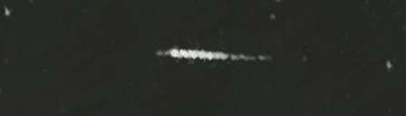 Unprocessed fireball image