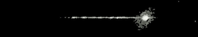 Processed fireball image