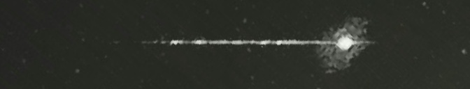 Unprocessed fireball image