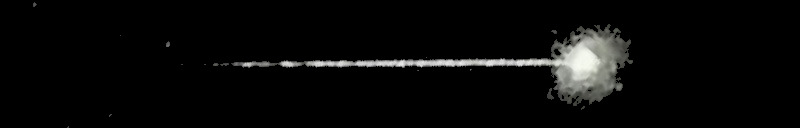 Processed fireball image