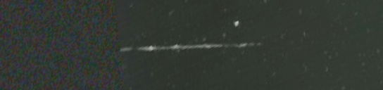 Unprocessed fireball image