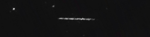 Unprocessed fireball image