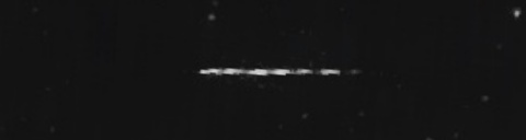 Unprocessed fireball image