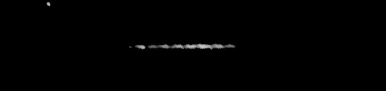 Processed fireball image