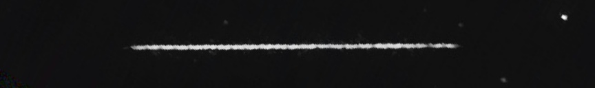 Unprocessed fireball image