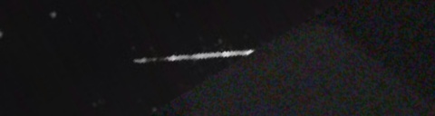 Unprocessed fireball image