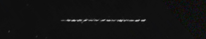 Unprocessed fireball image