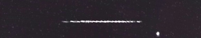 Unprocessed fireball image