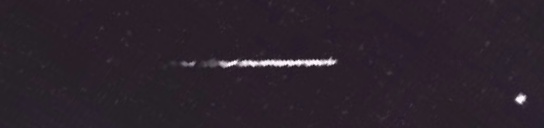 Unprocessed fireball image