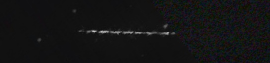 Unprocessed fireball image