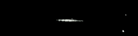 Processed fireball image