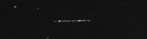 Unprocessed fireball image