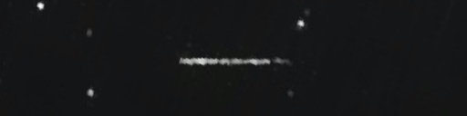 Unprocessed fireball image