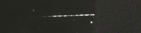 Unprocessed fireball image