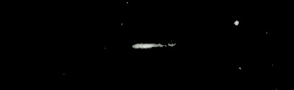 Processed fireball image