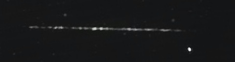 Unprocessed fireball image